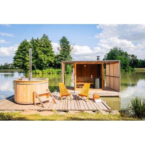 Rybník Plovoucí Sauna Glamping