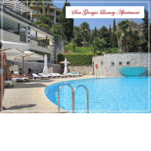 San Giorgio Luxury Apartment Taormina-Panoramic Pool & Parking Space