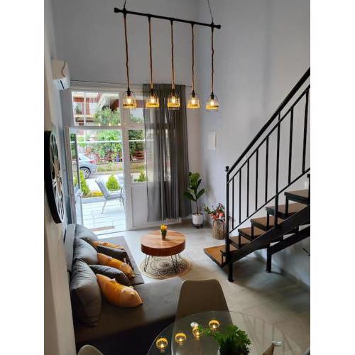 Seaside family Loft Apartment in Paralia Dionisiou