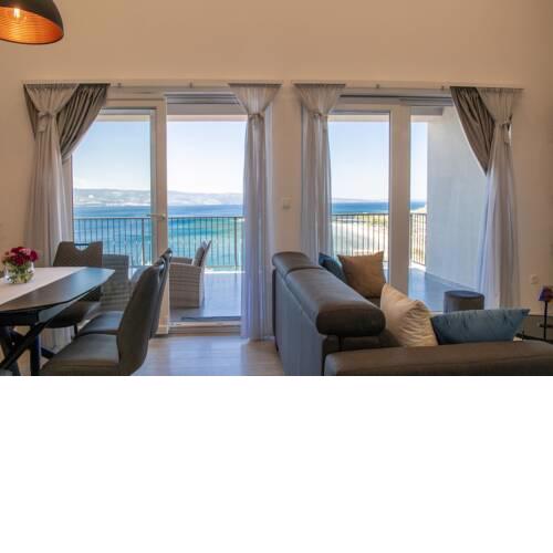 Seaview apartment Toni with a big terrace