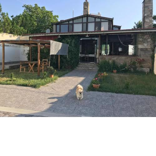 Şehrin stresinden uzak şömineli çiftlik evi