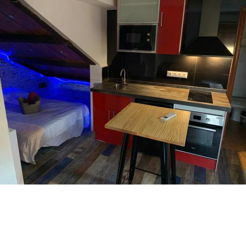 Small Studio Inside a Penthouse on the Border