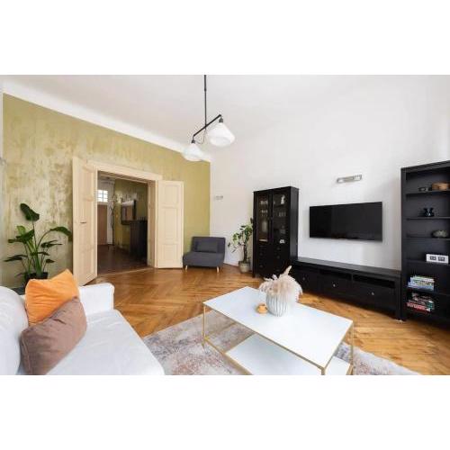 Spacious apartment with balcony at Wenceslas Sq