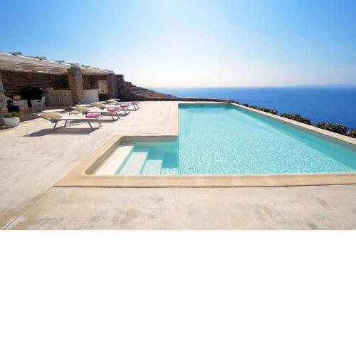 Spectacular sunset view villa at Melissaki
