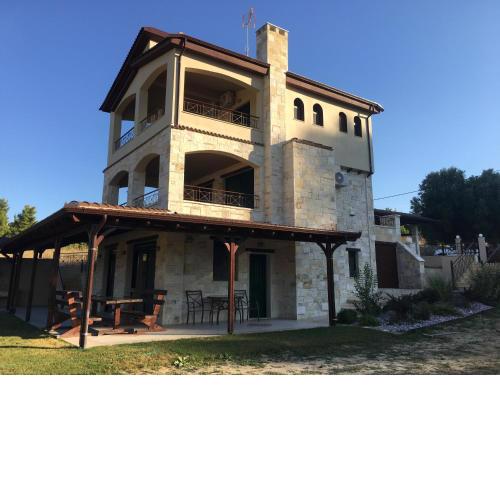 Stone-built houses in Halkidiki