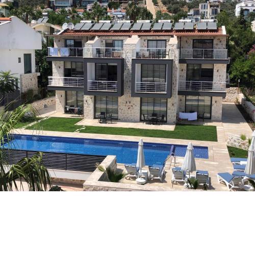 Stone House Aparts 1 plus 1 mit Poolterrasse No 3 in Kalkan