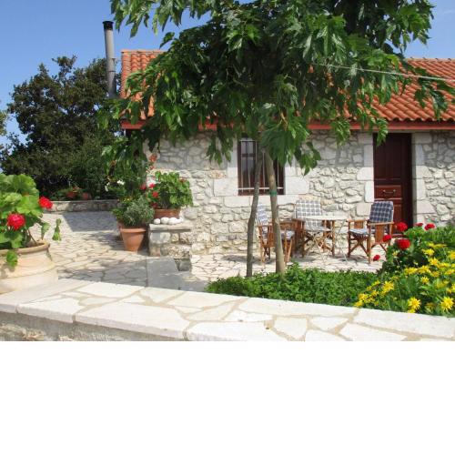 Stone House in a quiet landscape, Leonidion