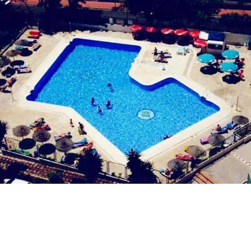 Studio at Benalmadena 600 m away from the beach with sea view shared pool and furnished balcony