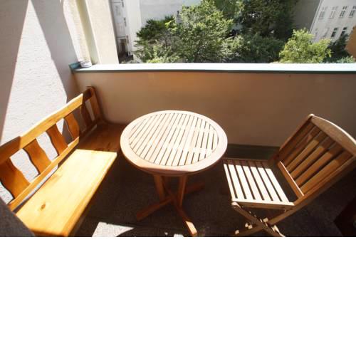 Studio with balcony