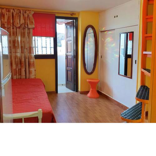 Studio with sea view balcony and wifi at Santa Cruz de Tenerife 9 km away from the beach