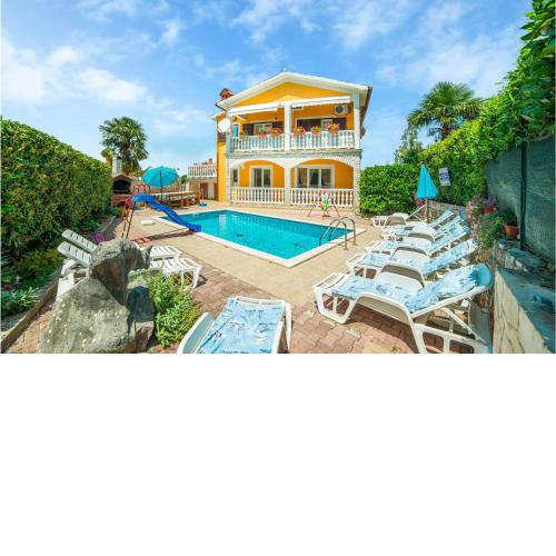 Stunning apartment in Nedescina with Outdoor swimming pool, WiFi and 1 Bedrooms