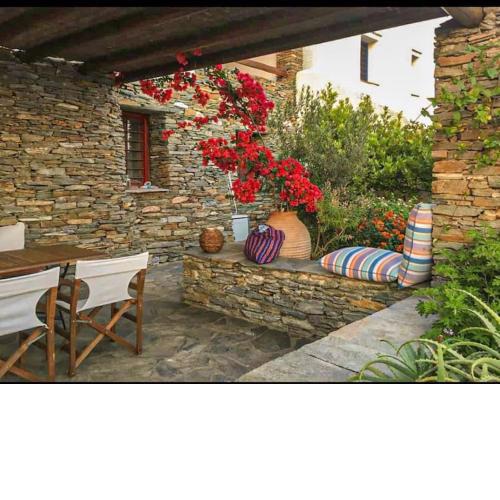 Stylish stone house with pool - Aprovato, Andros