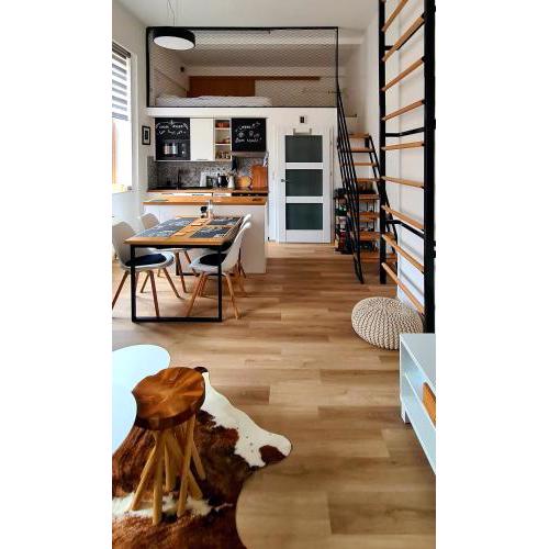 Stylový loftový apartmán v nové Rezidenci Kotel