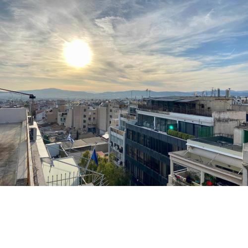 Sunny central Athenian penthouse