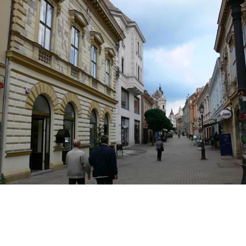 Sunny city center