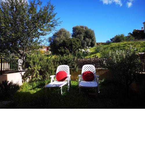 Sunny garden house