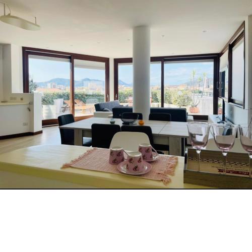 Sunny rooftop loft with gorgeous views of Olbia