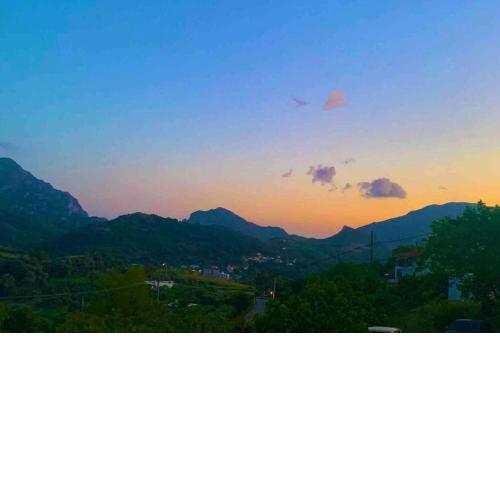Sunset view house