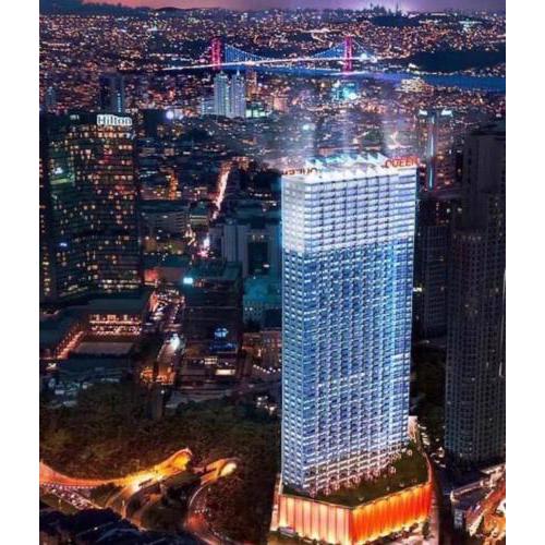 super lux skycraper sinpash high floor, near to Hilton Bomonti Hotel