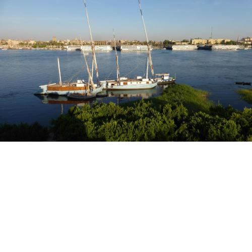Terrasses et Jardins sur le Nil chez Hagag rive Ouest