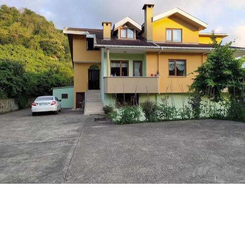 The villa in green nature.