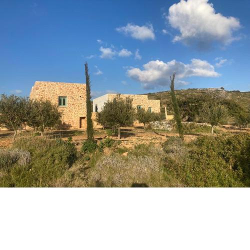 Theresa's Sea View House and Mountain View House at Blefouti Bay Leros