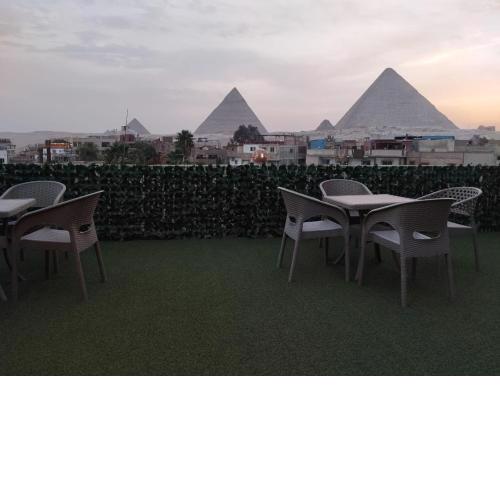 Three Golden pyramids