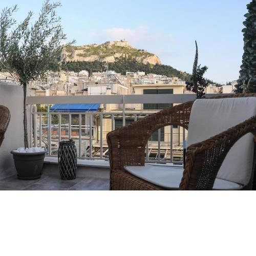 Top of the city Central studio with Acropolis View