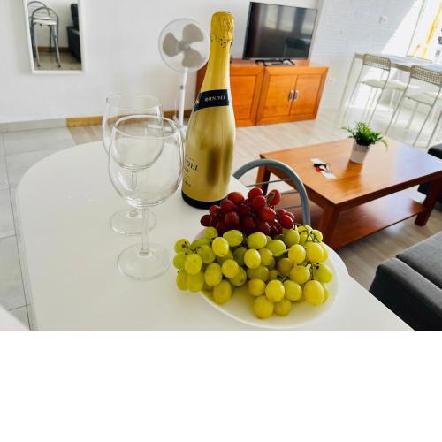Top view central spacious apartment