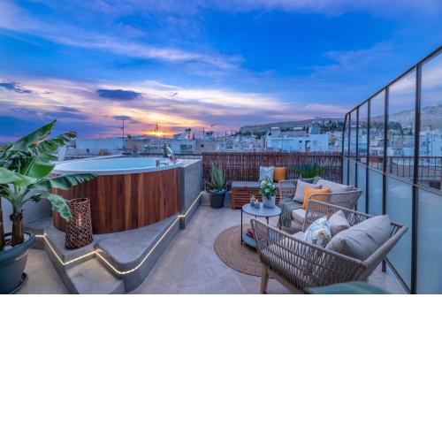 TopFloor Getaway Balcony&Hot tub+Acropolis view