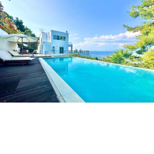 Toroneos View villa with private pool