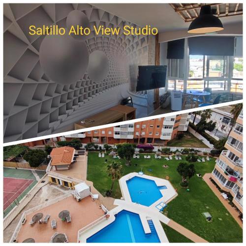 TORREMOLINOS VIEW STUDIO, VISTA MAR Y PISCINA
