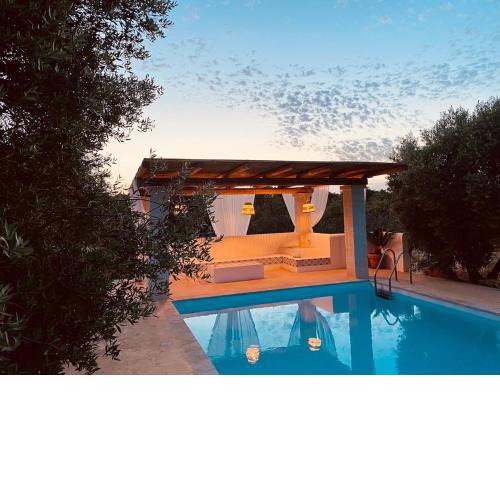 Traditional trullo with private pool near Ostuni