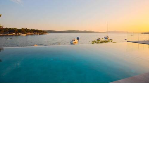Trogir Beach House One 5 Contemporary Bedrooms Infinity Edge Pool Sea Views