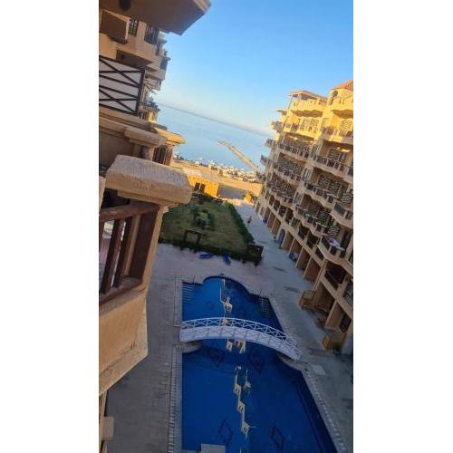 Turtles Beach Hurghada Studio view sea view pool private beach Pools anf sunny balcony