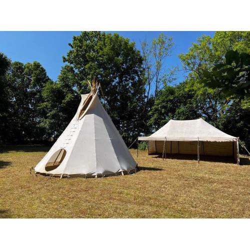 Týpí v srdci Vysočiny