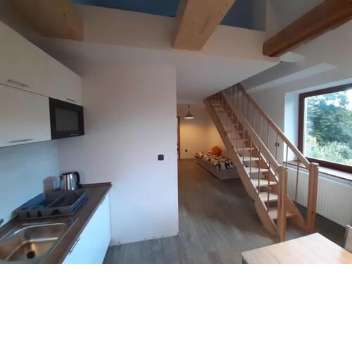 Ubytování Nad rybníkem Nová Říše - apartmán Východ
