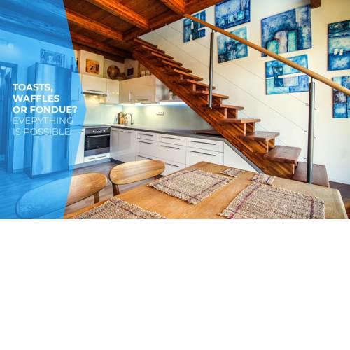 Unique design duplex apartment just 10min from the center