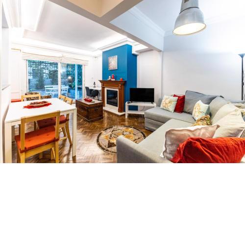 Unique Flat w Garden Fireplace 5 min to Istiklal