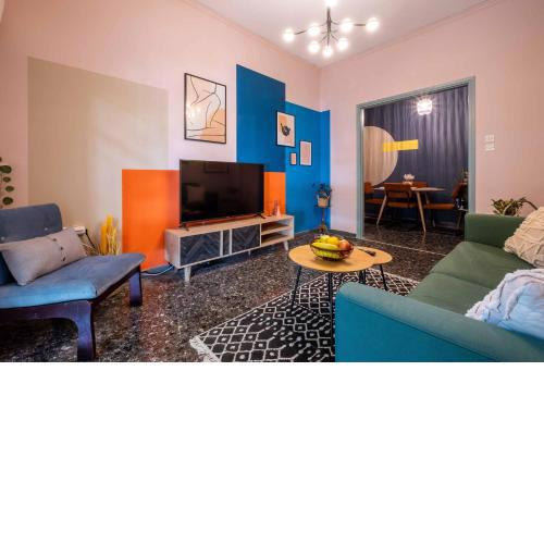 Unique mid-century modern apartment central Athens