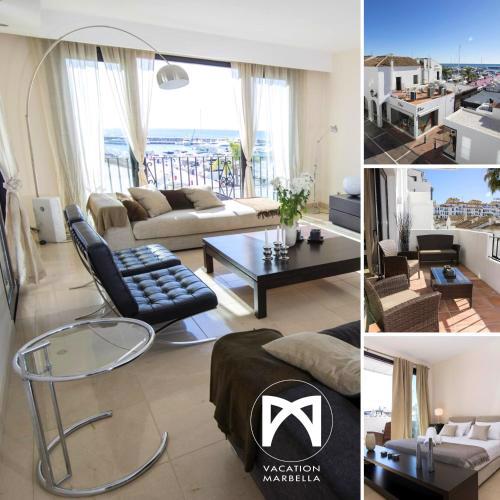 VACATION MARBELLA I Paradise at Puerto Banus Marina, Luxury Shops, Sea View