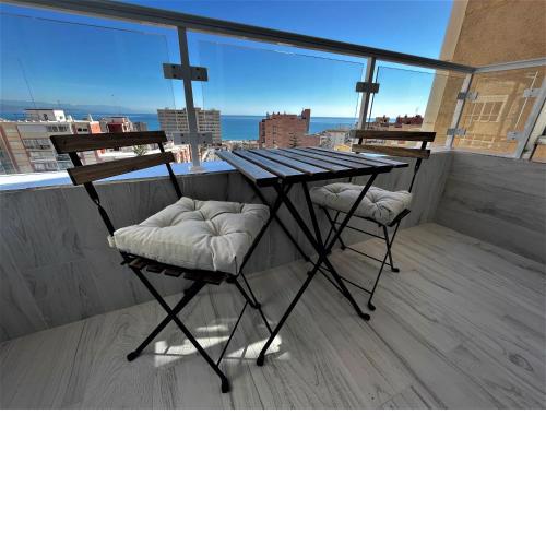 VER853 - Estudio con terraza vistas al mar, Piscina, Playa, Centro