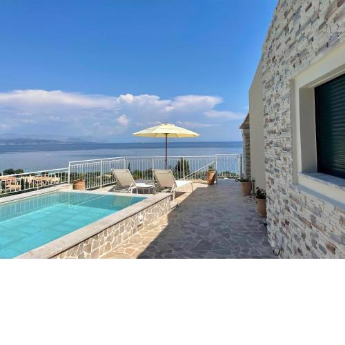 Villa Alemar House with Private pool and Spectacular sea views just 150m to the beach