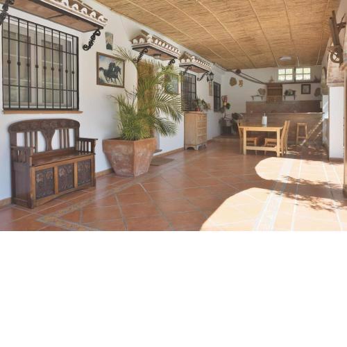 Villa Andaluza jacuzzi piscina palmeras Nerja