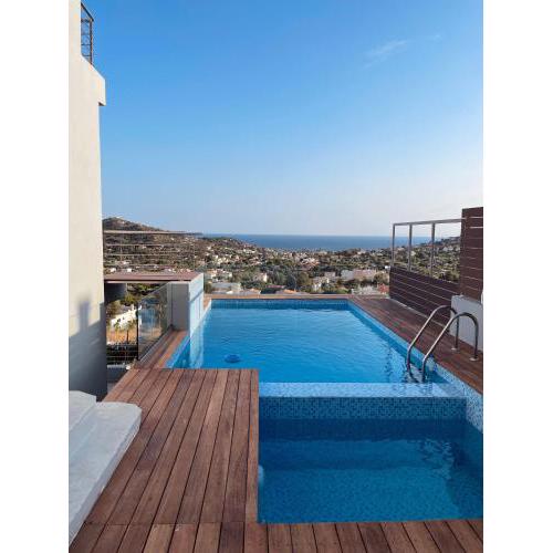 Villa Azzura with sea view & private pool at Athens Riviera