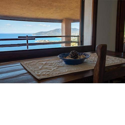 Villa Bellatrix panoramica con vista sul golfo