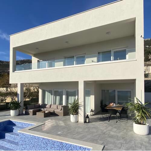Villa Blue Wave, Amazing sea view and private heated swimming pool, 4 bedrooms with 4 bathrooms