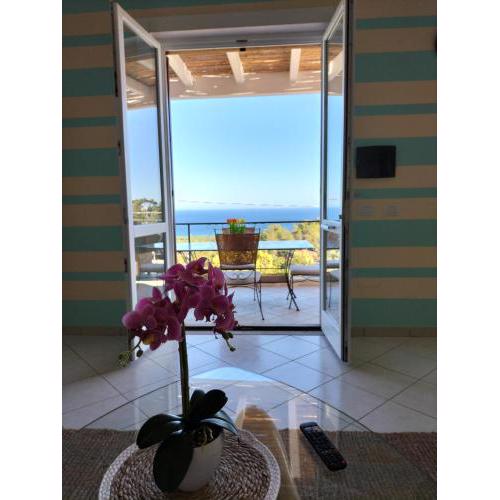 Villa con vista mozzafiato sul mare di Chia