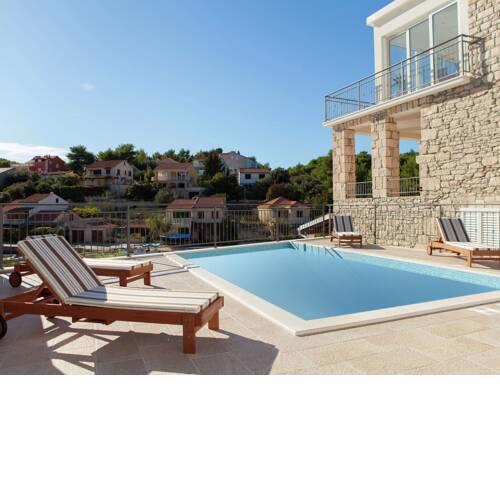 Villa Darinka a luxury villa near Vela Luka, pool