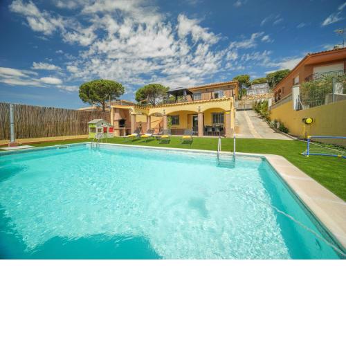 Villa Denis Lux Air-con zona exterior con gran piscina